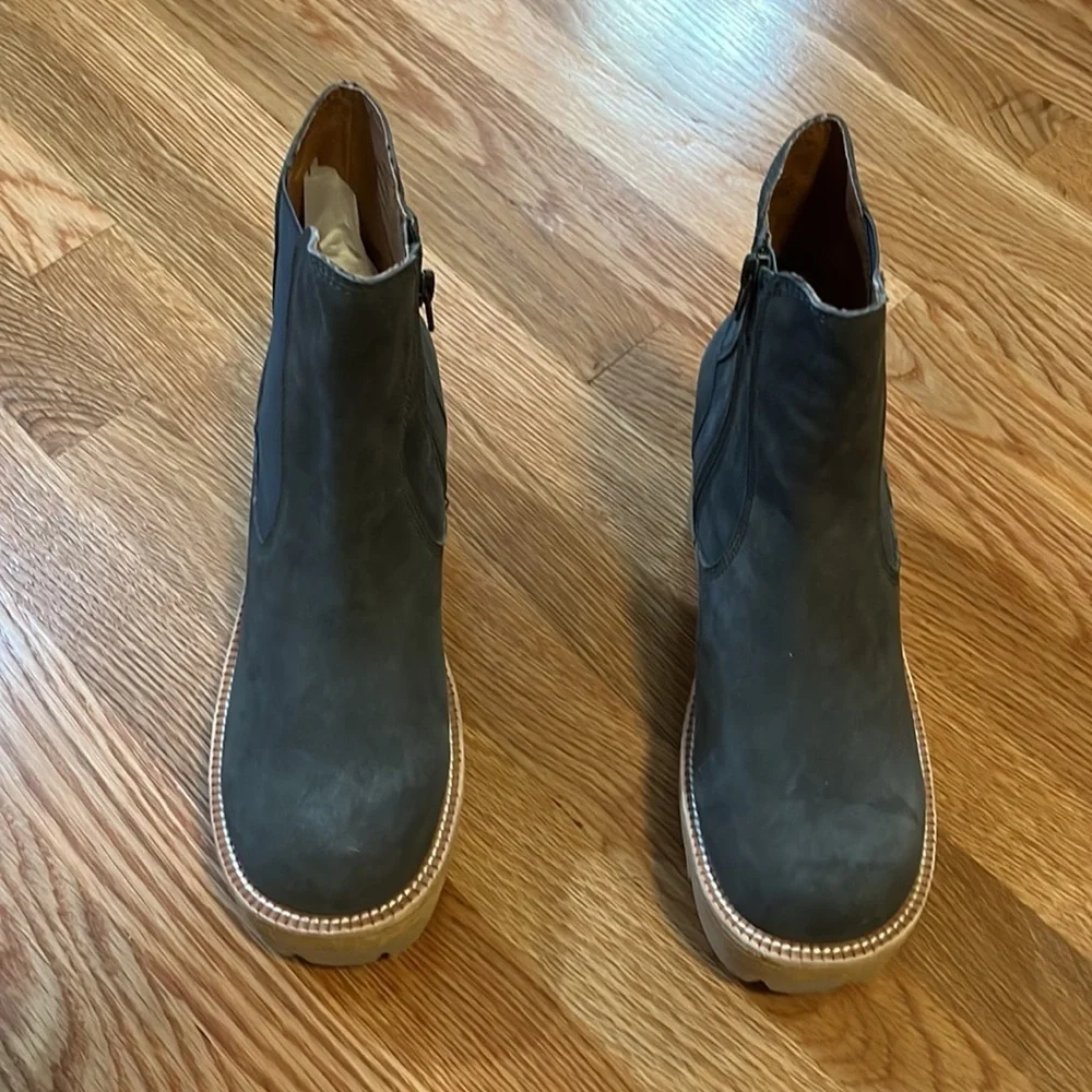 New Free People Jeffrey Campbell Preston Platform Ankle Boots Size 10